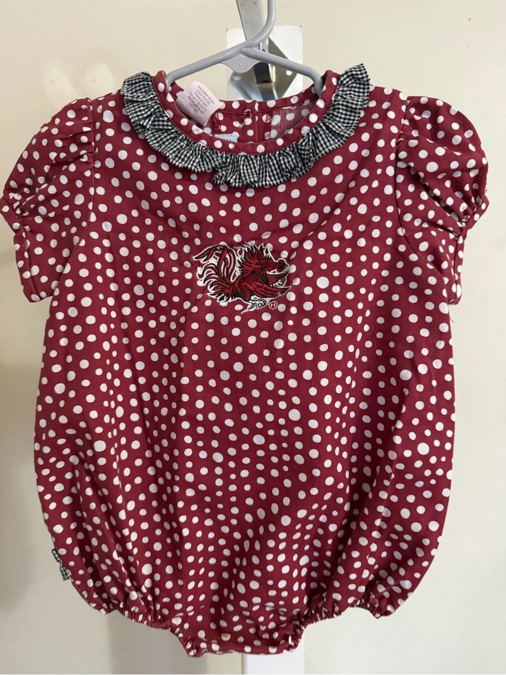 Vive la Fete University of South Carolina Gamecocks Bubble Romper